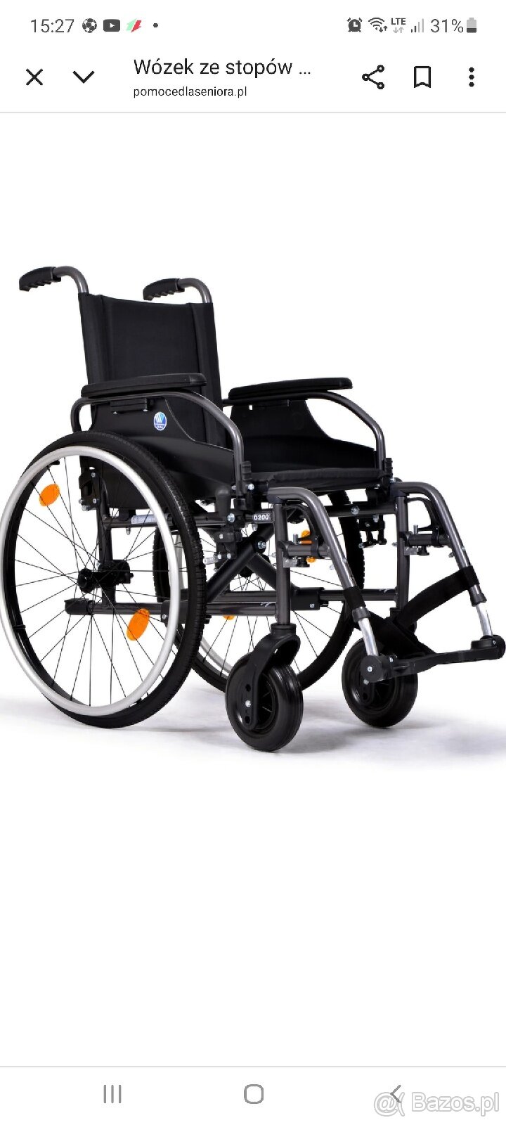 Wózek inwalidzki