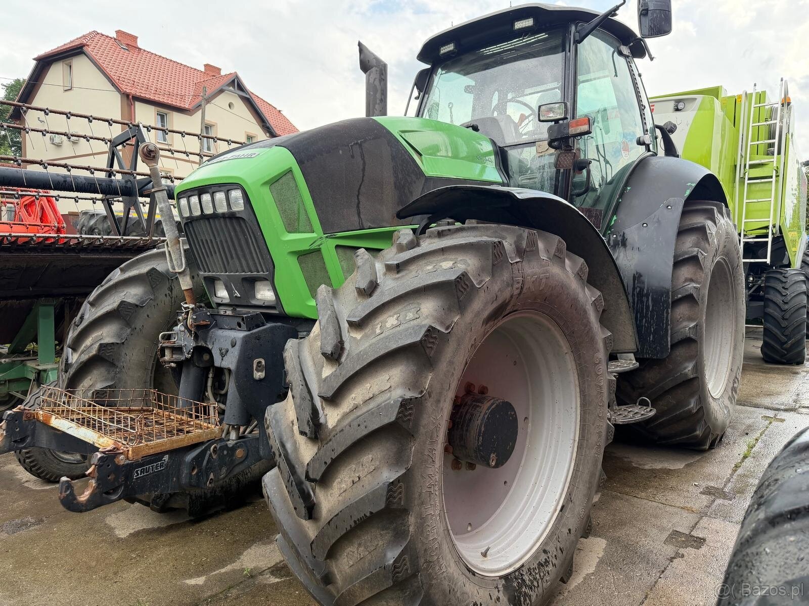 Ciągnik rolniczy Deutz Fahr X720 rok 2009 uszkodzona pompa o