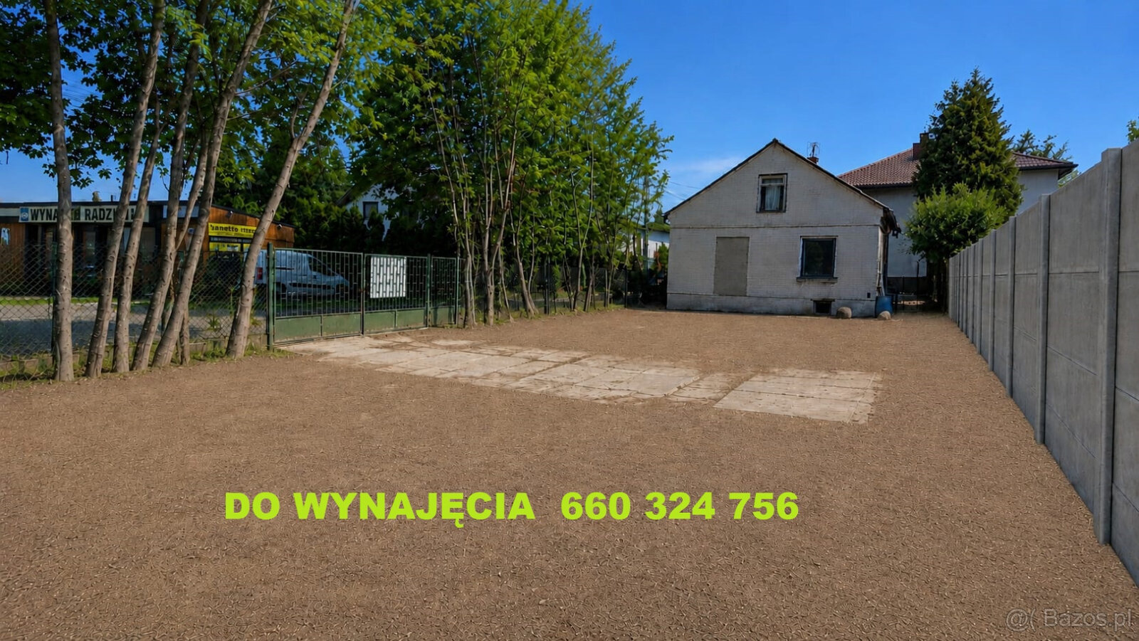 Do wynajęcia działka plac nieruchomość w Radzyminie