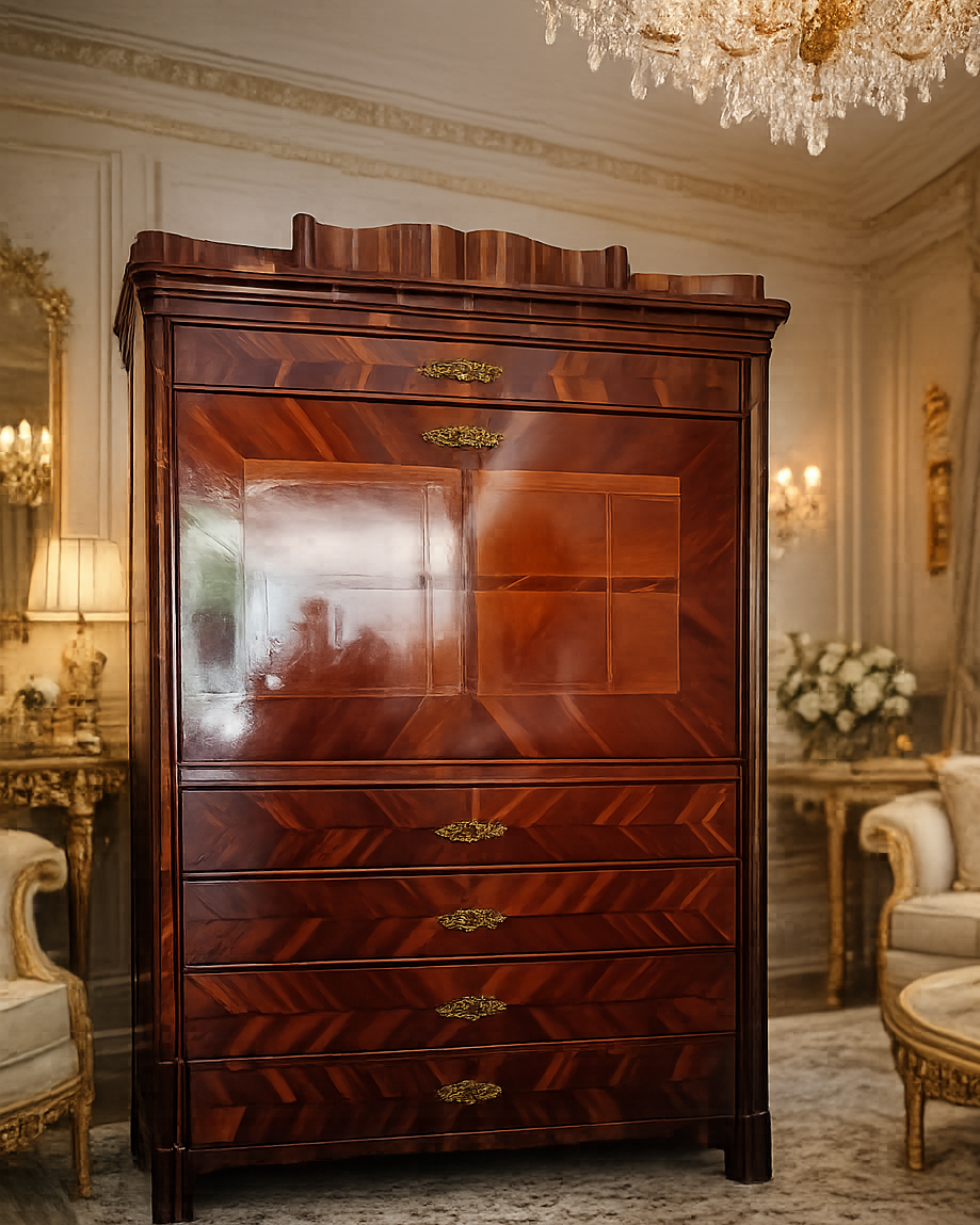 Oryginalna sekretera Biedermeier