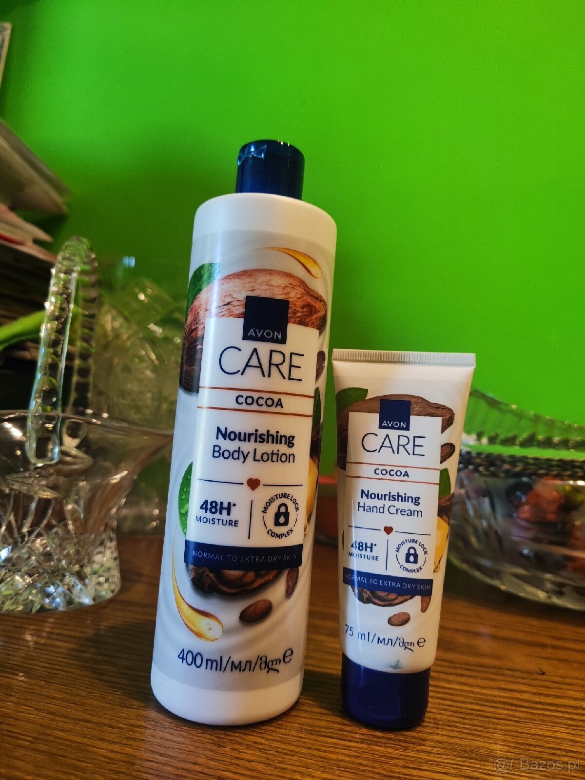 Zestaw z masłem kakaowym Avon - balsam do ciała+krem do rąk