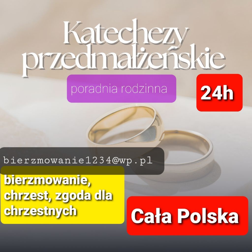 Zaswiadczenie do chrztu / Zaswiadczenie dla chrzestnych