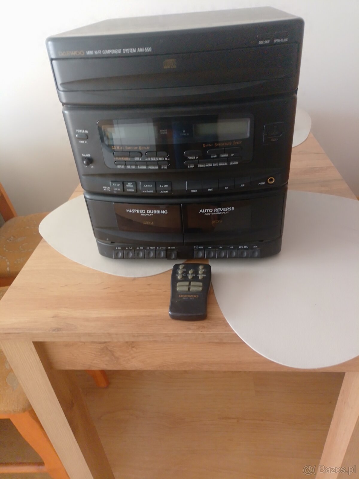 Radioodtwarzacz CD z pilotem ,Wieża