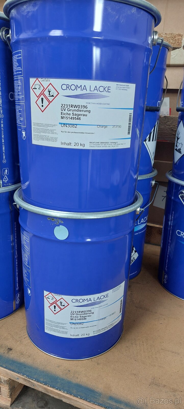 Lakier UV Croma Lacke – Podkład Dąb Naturalny – 20 kg