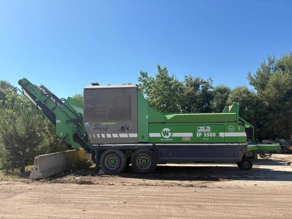 Mobilny i stacjonarny rozdrabniacz Willibald EP 5500 shark o