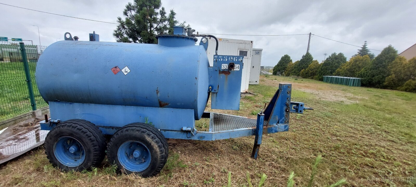 Przyczepa paliwowa, zbiornik na paliwo, cysterna 3000 L
