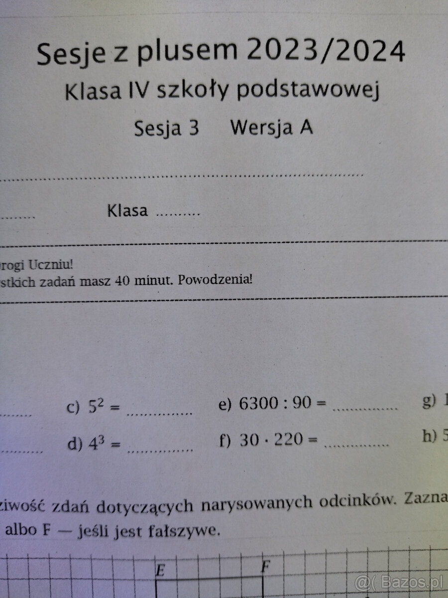 SESJA z plusem nr 3 klasa 4-8