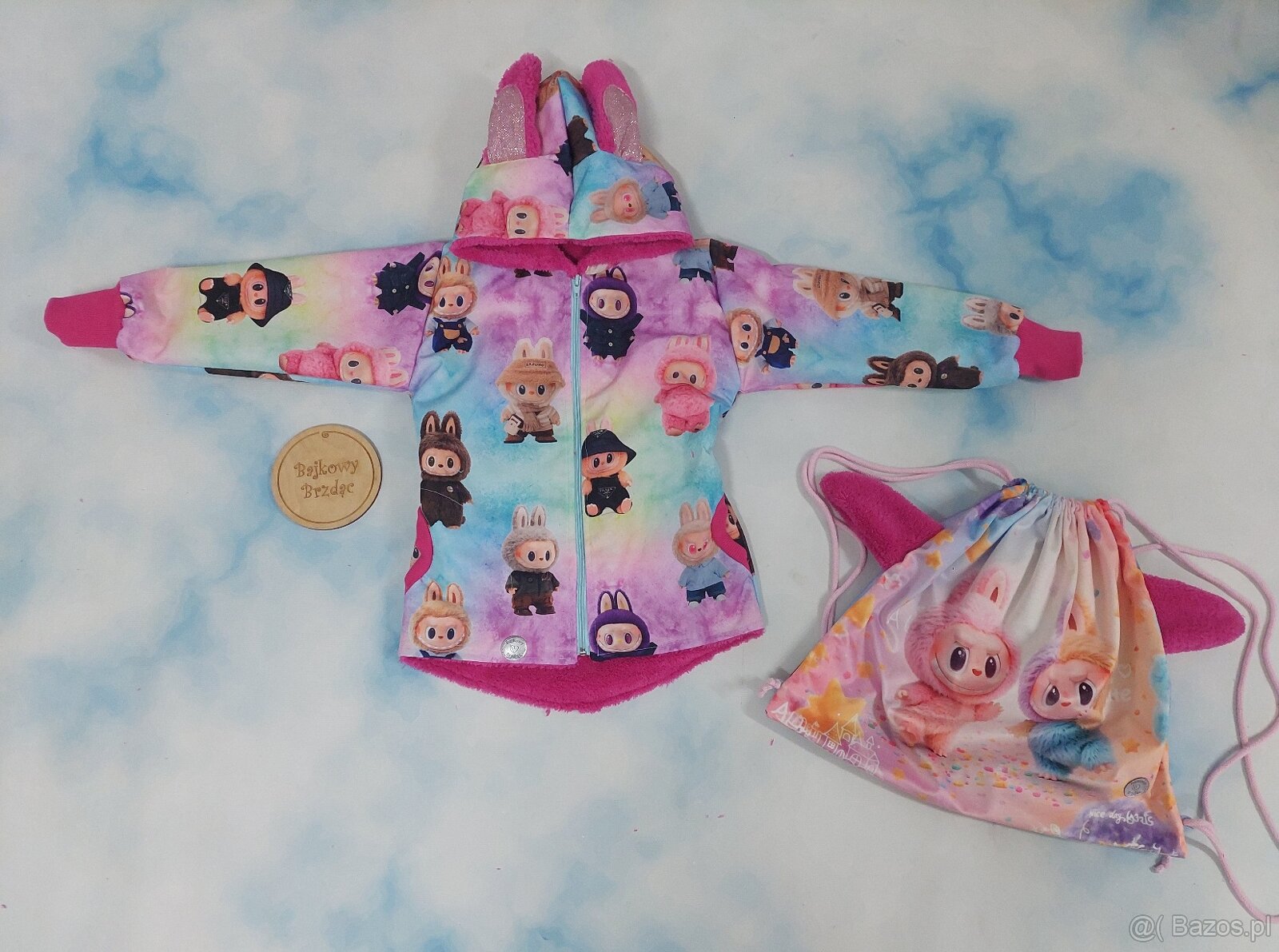 Kurtka przeciwdeszczowa Labubu rozm 122 nowa