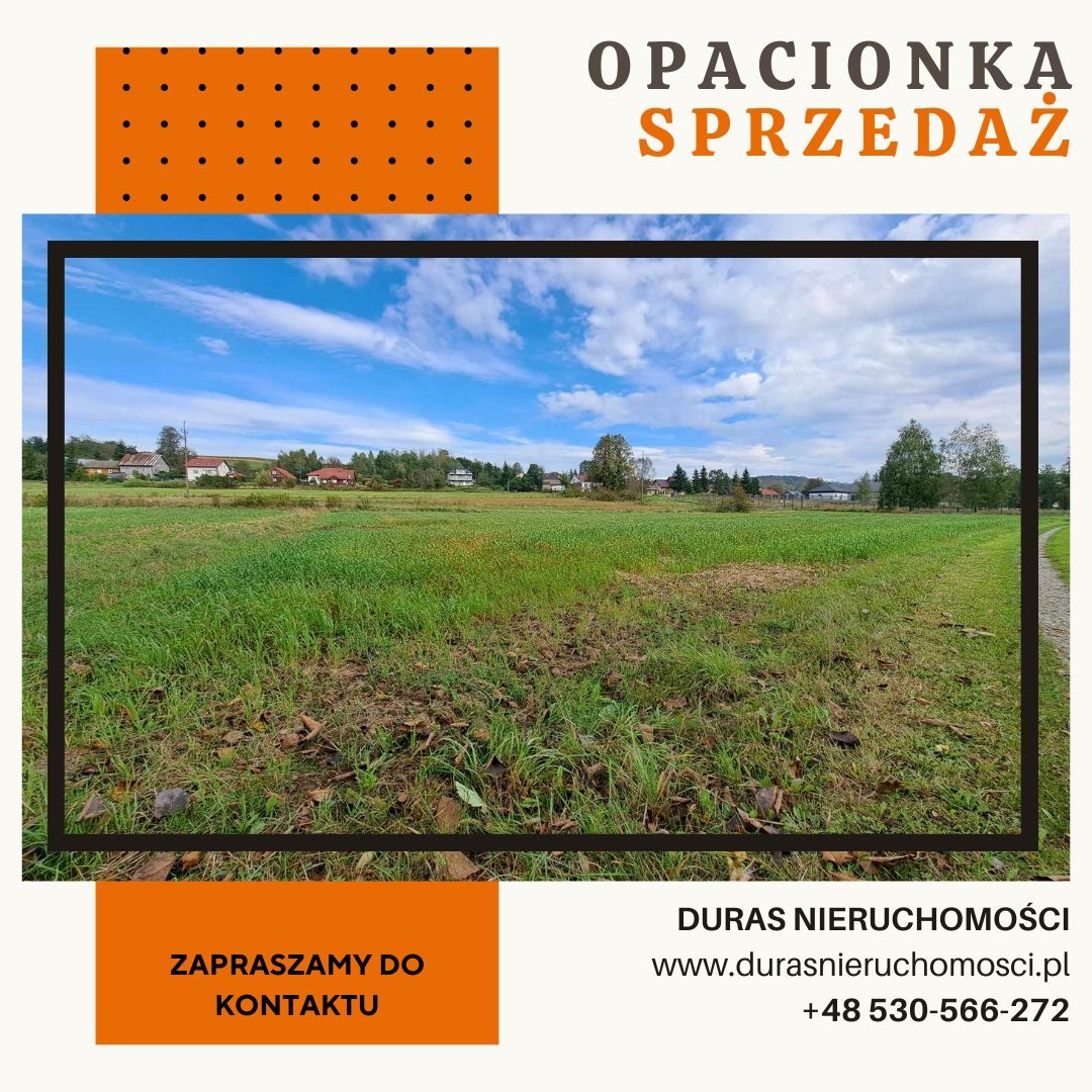 Opacionka gm. Brzostek działka budowlana 13 ar