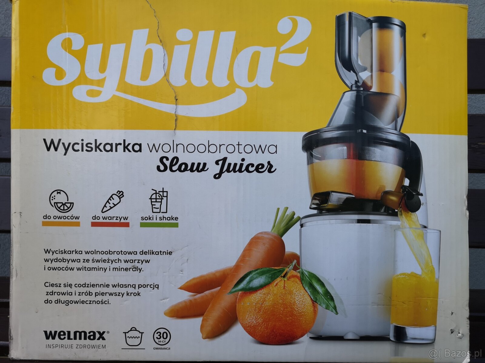 Wyciskarka wolnoobrotowa SYBILLA-2 - Nowa