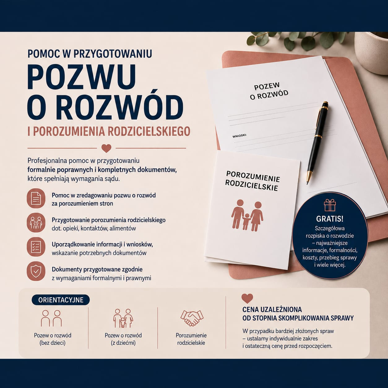 Pozew rozwodowy i porozumienie rodzicielskie