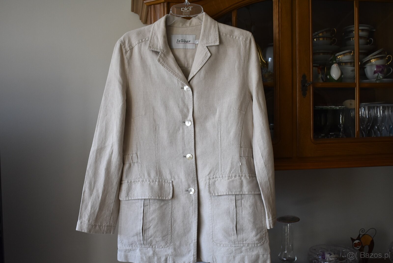 Żakiet vintage len firma InWear