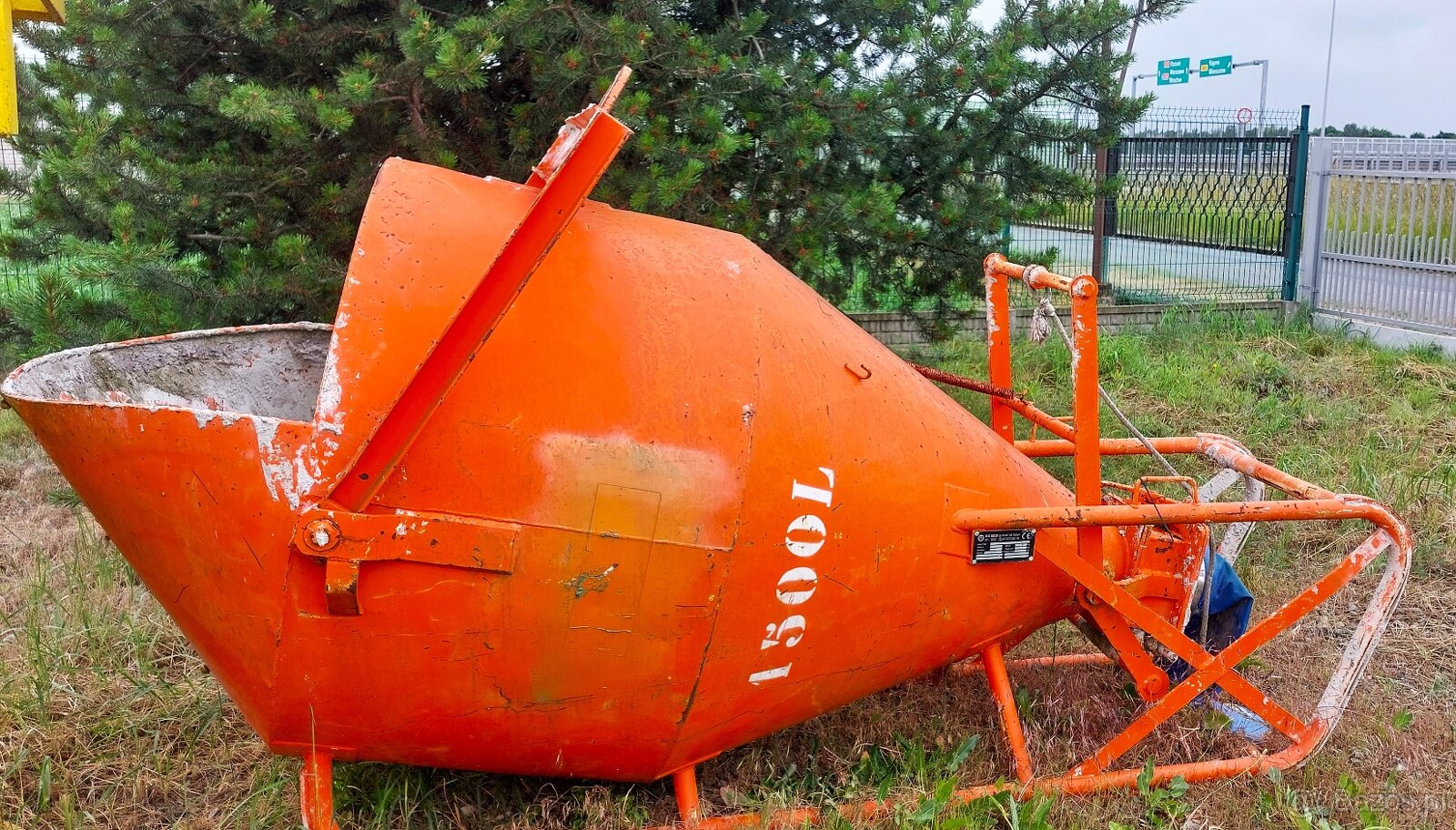 Pojemnik do betonu Beco 1500L