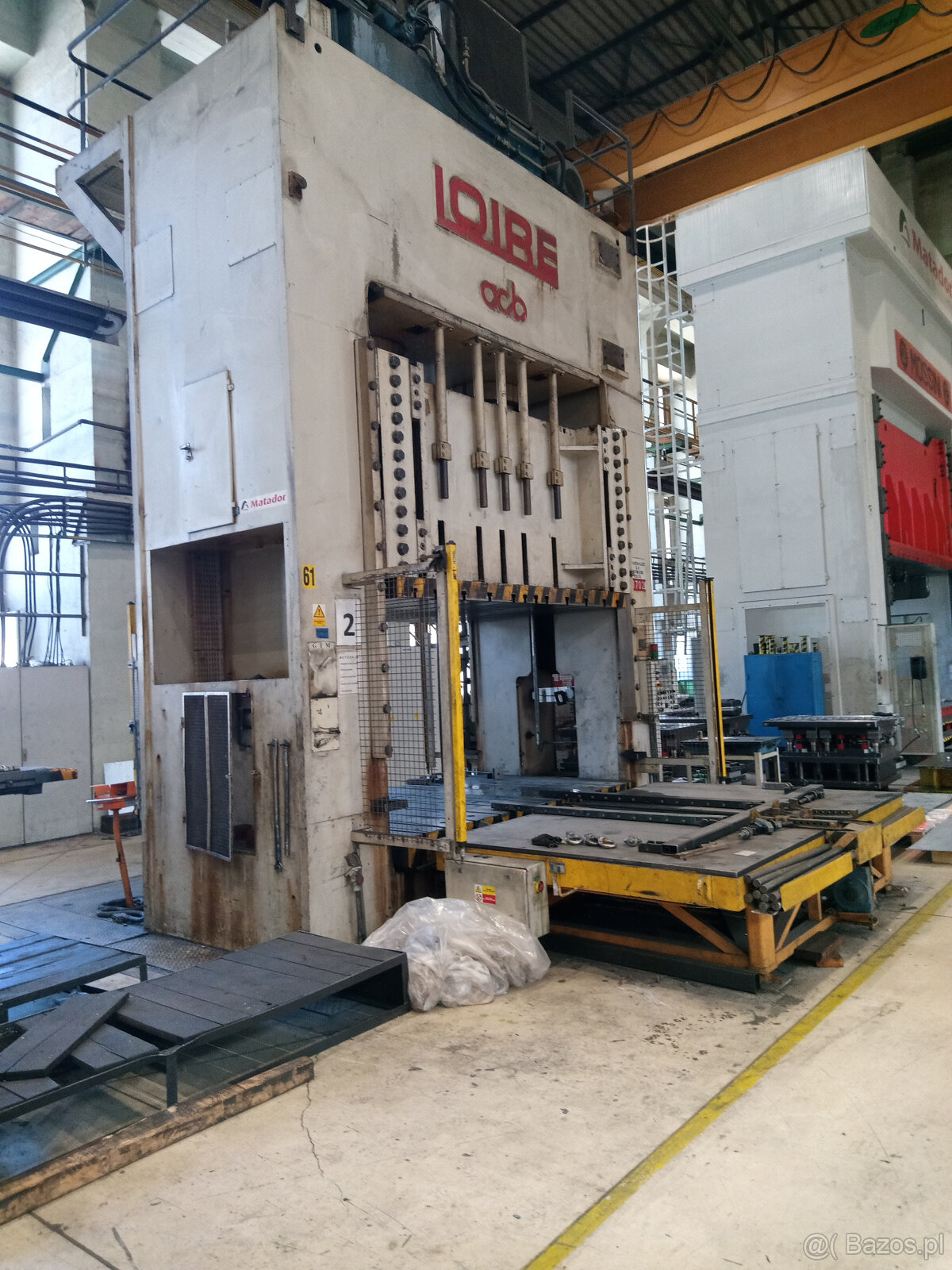 Prasa hydrauliczna LOIRE EKD 800 TON