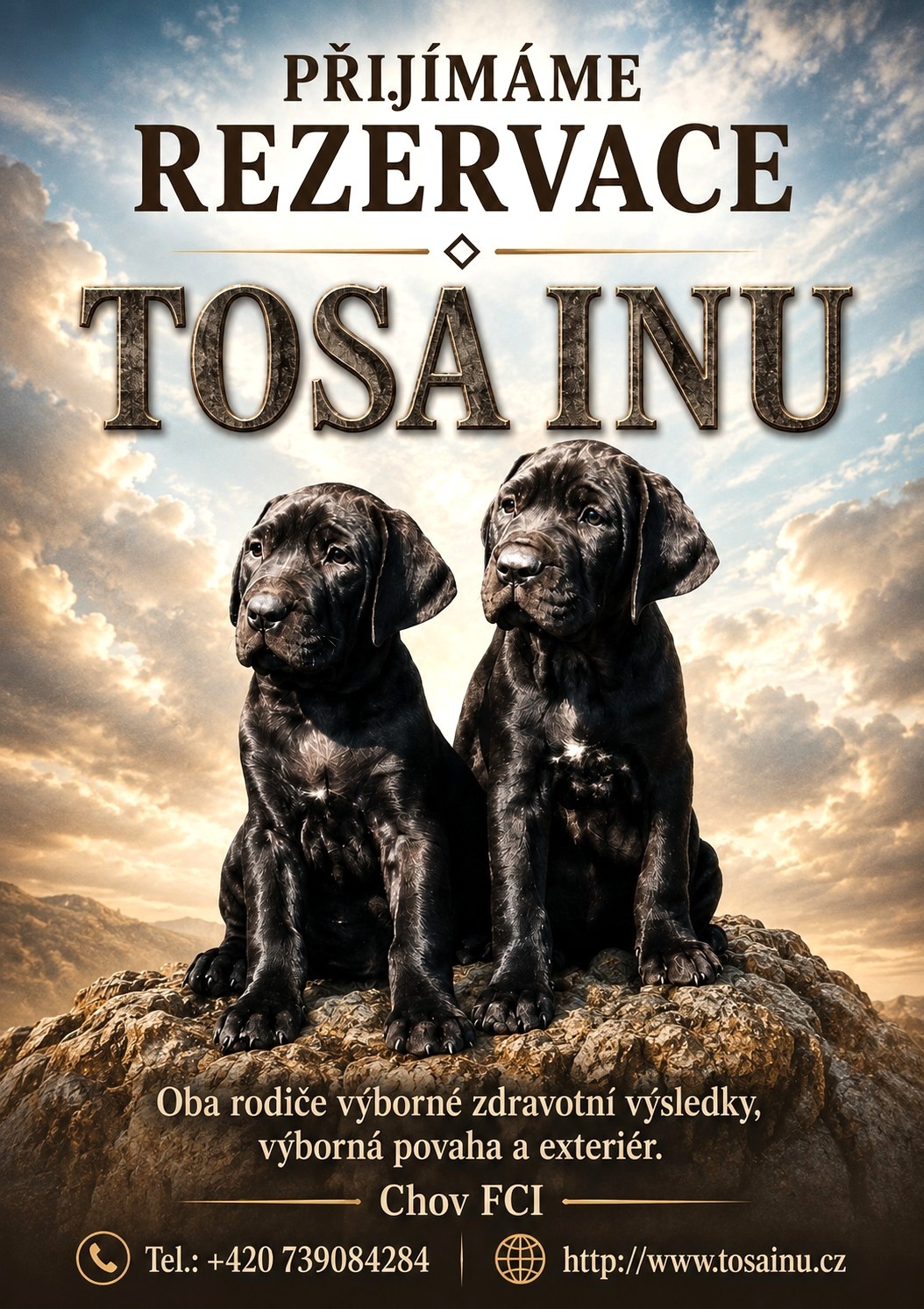 Tosa inu - piękne szczenięta z rodowodem