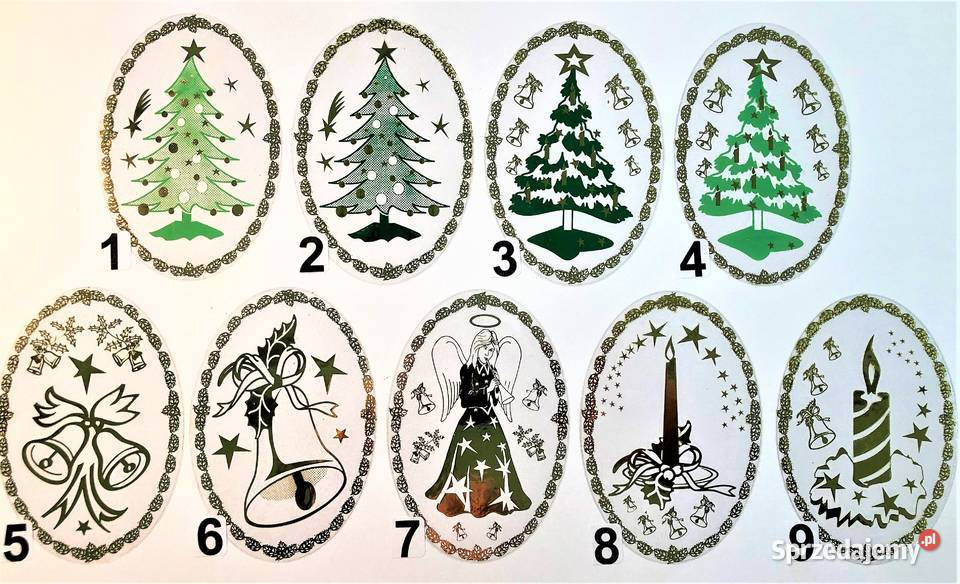 Naklejki samoprzylepne złocone