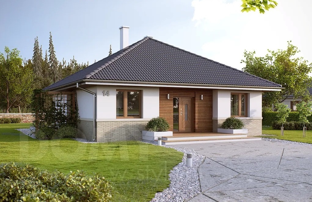 Dom parterowy o powierzchni 120m² z działką 728m², Niedźwiad
