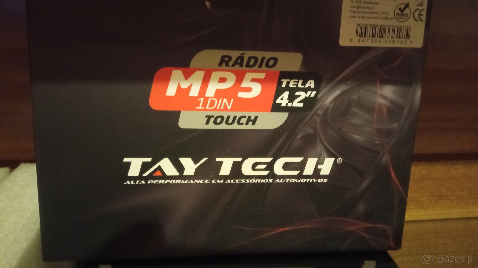 Radio samochodowe 1 din MP5 multimedialny kolor