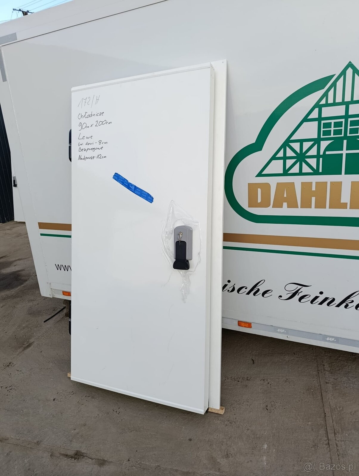 Drzwi chłodnicze bezprogowe