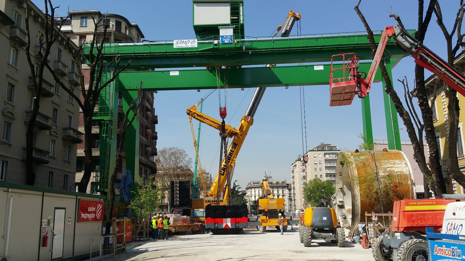 suwnica bramowa 160 ton – 25.600 mm.