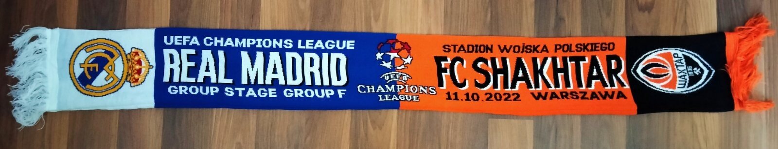 szalik "Szachtar" Donieck - "Real" Madryt 2022