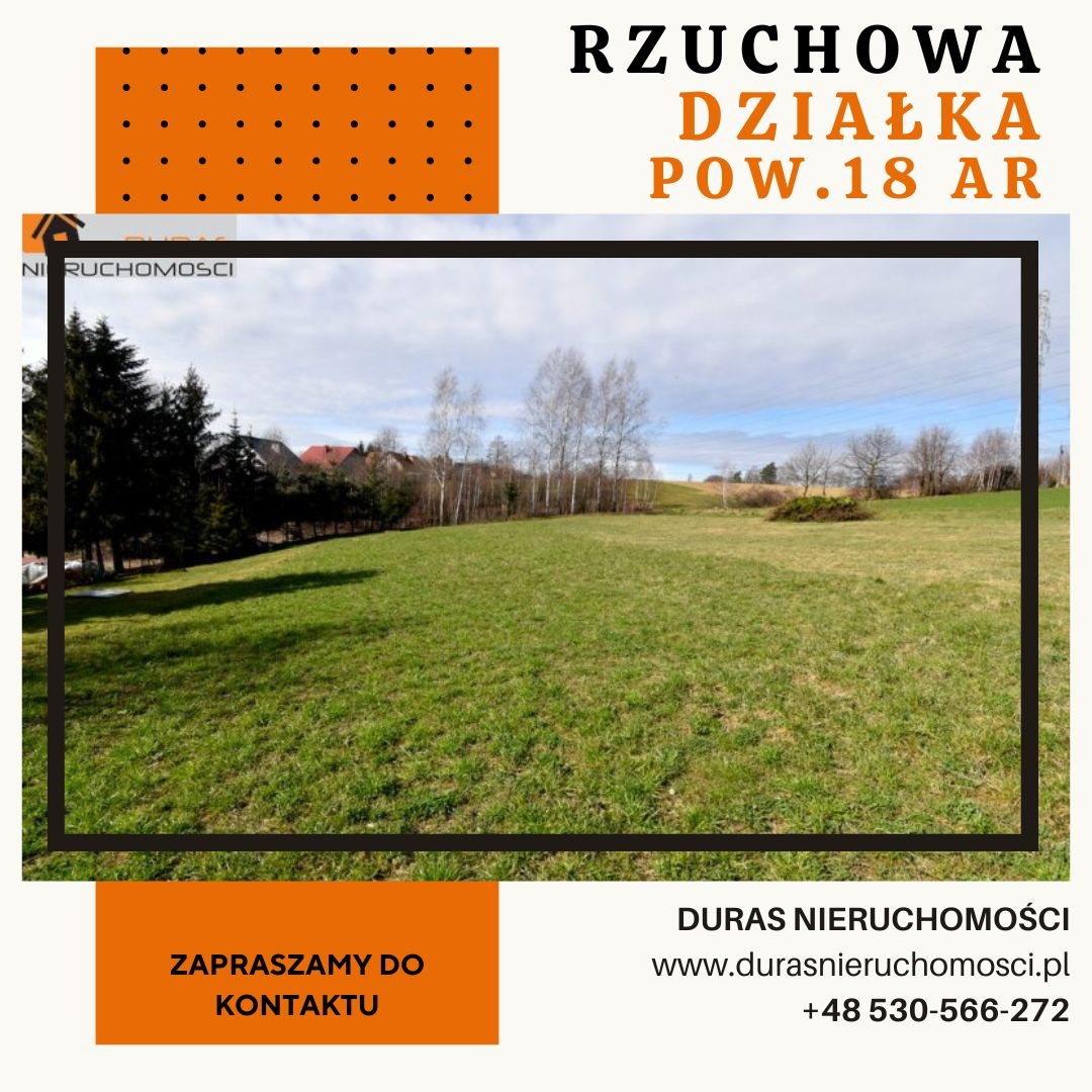 Rzuchowa działka 18 ar