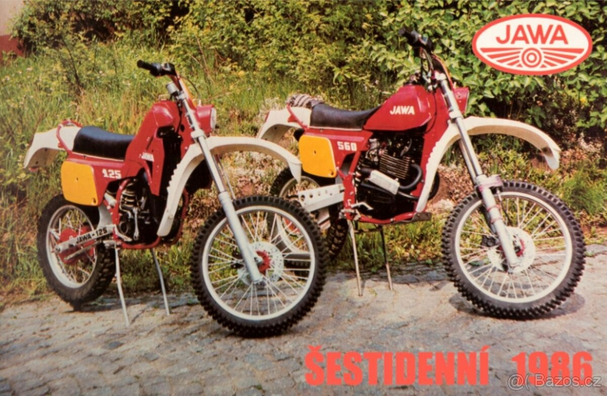 Plakat JAWA Competition Enduro 1986