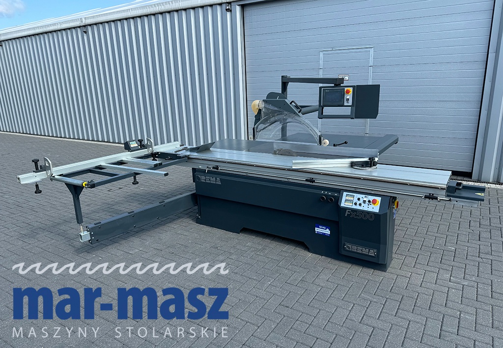 Piła formatowa REMA FX500 – 2osie automatyczny liniał wzdłuż