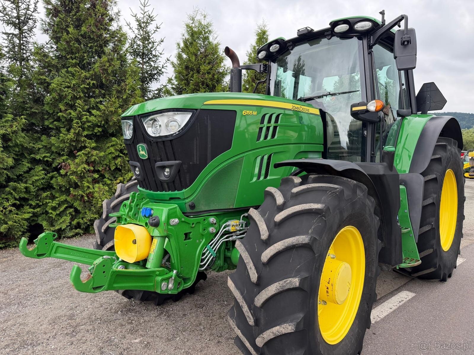 Ciągnik rolniczy John Deere 6155M rok 2022 2150mth przedni T