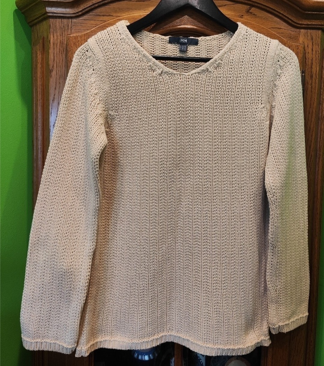 Ciepły sweterek, jasny beż. TCM Rozm. 42