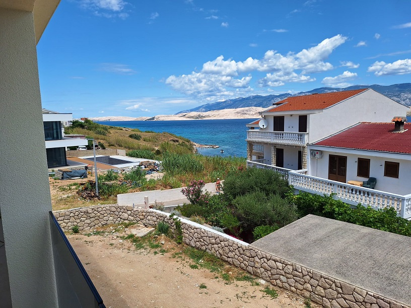 Chorwacja-Apartament dwupokojowy z widokiem na morze-PAG