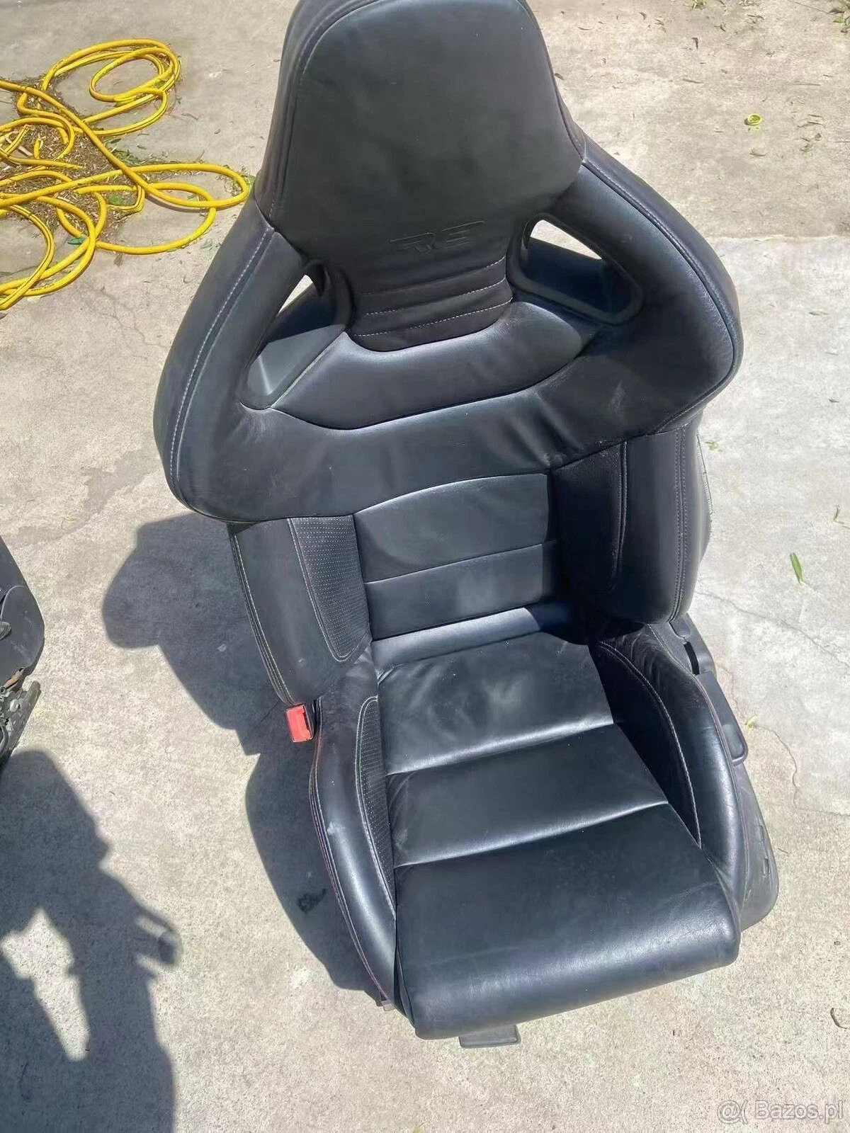 Audi R8 Fotele Wingback Kubełkowe OEM Czarna Skóra