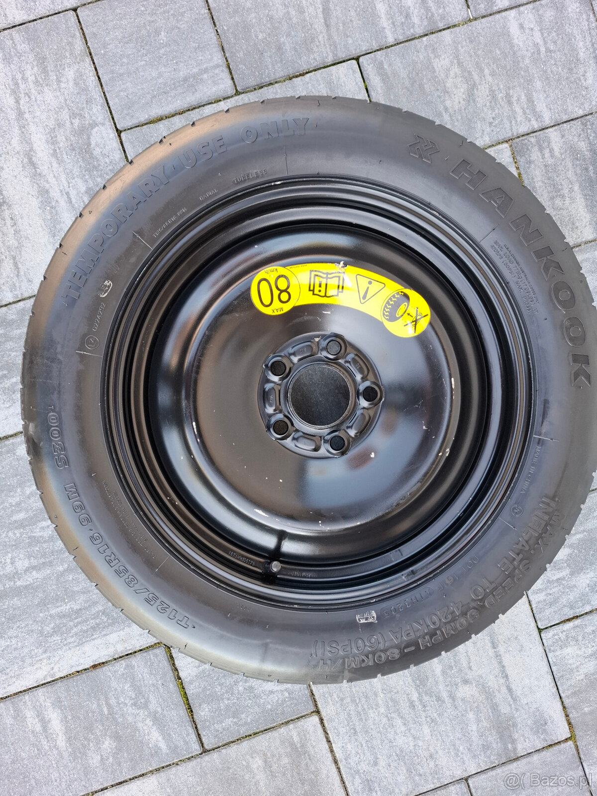Ford - Koło Dojazdowe T125/85R16/ 4,0BX16X25
