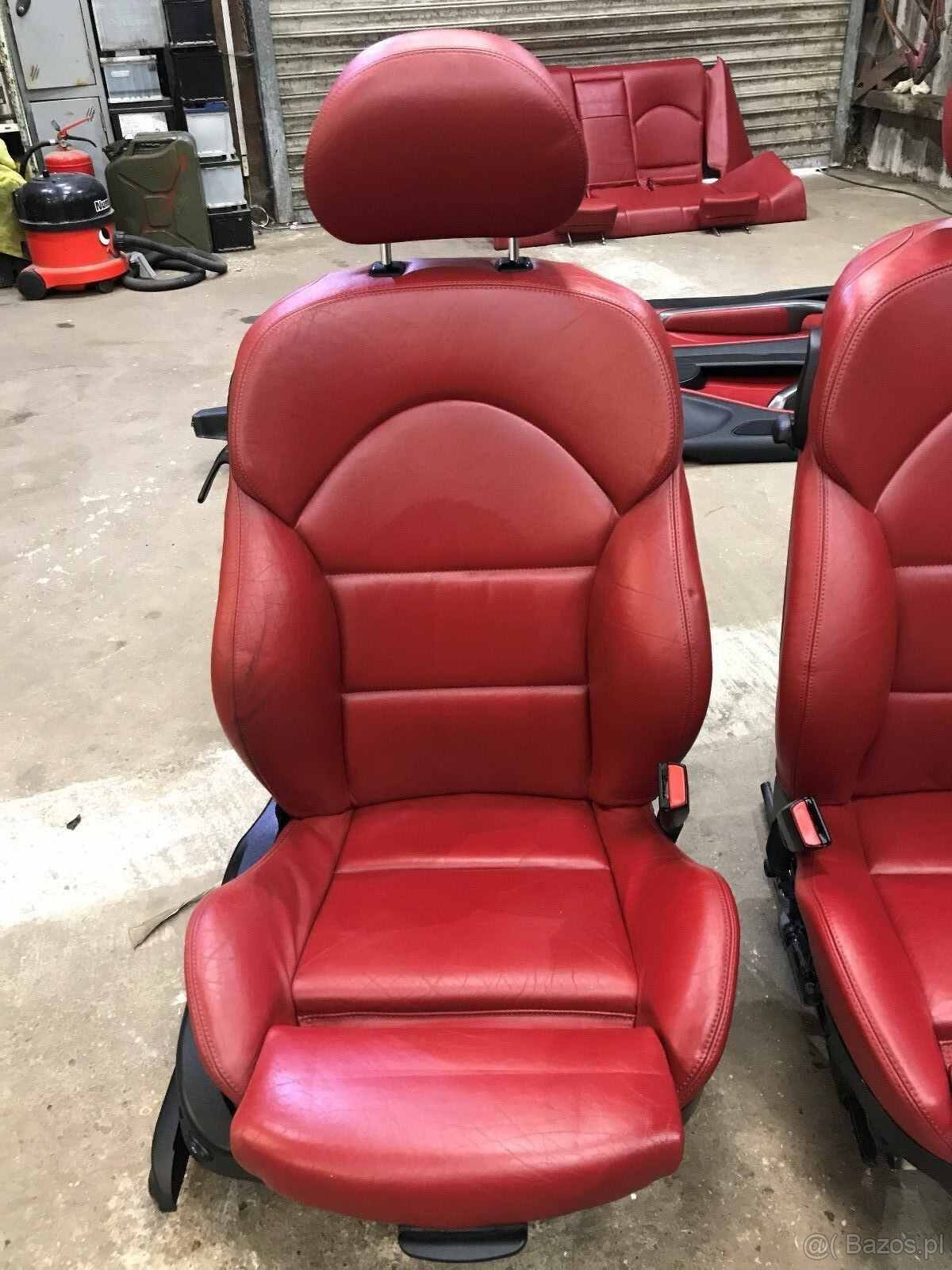 bmw m3 pełne skórzane wnętrze e46 e30 e36 siedzenia