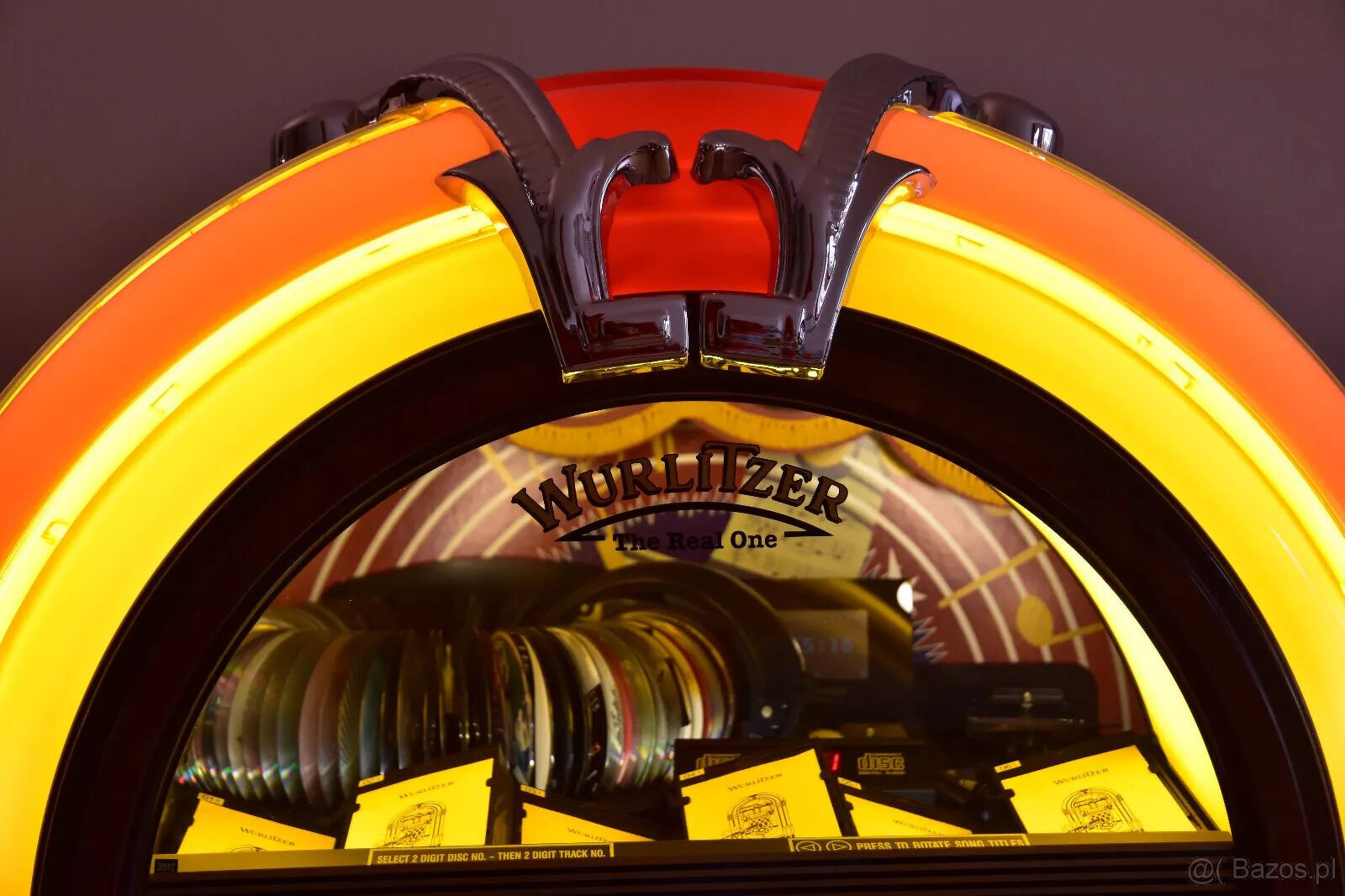 Jukebox Wurlitzer 1015, One More Time OMT, 100 płyt CD, Spot