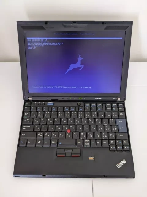 Libreboot - Lenovo ThinkPad X200 - dobry stan
