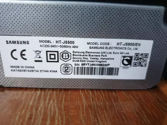 Syndyk sprzeda Samsung HT-J5500