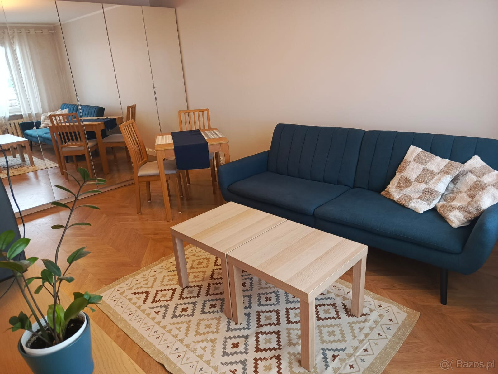 Ładne 2 pokojowe z oddzielną kuchnią - 44m2
