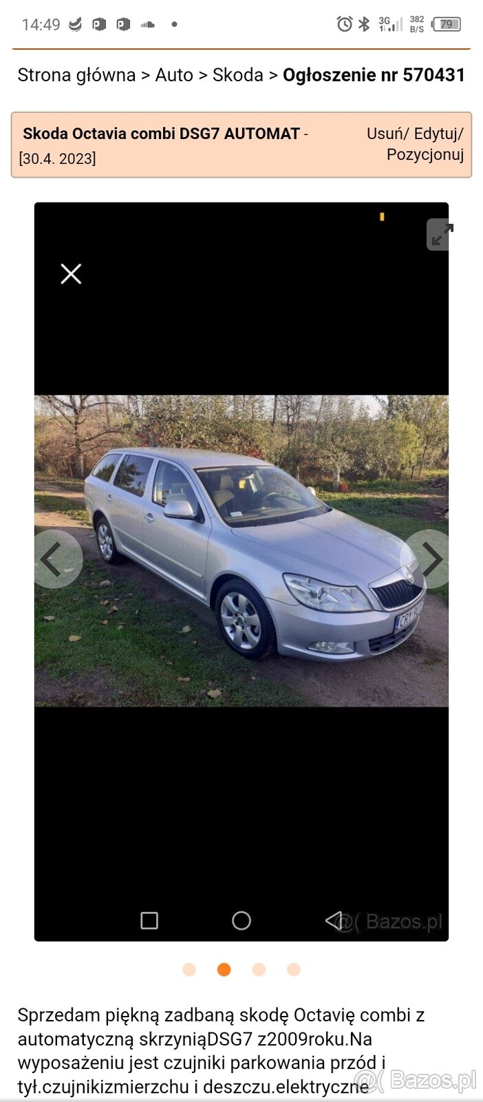 Skoda Octavia combi DSG7 automat
