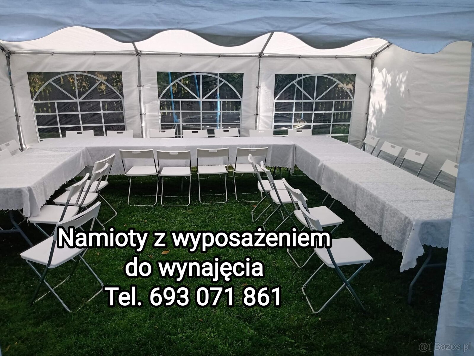 Namioty imprezowe wraz z wyposażeniem