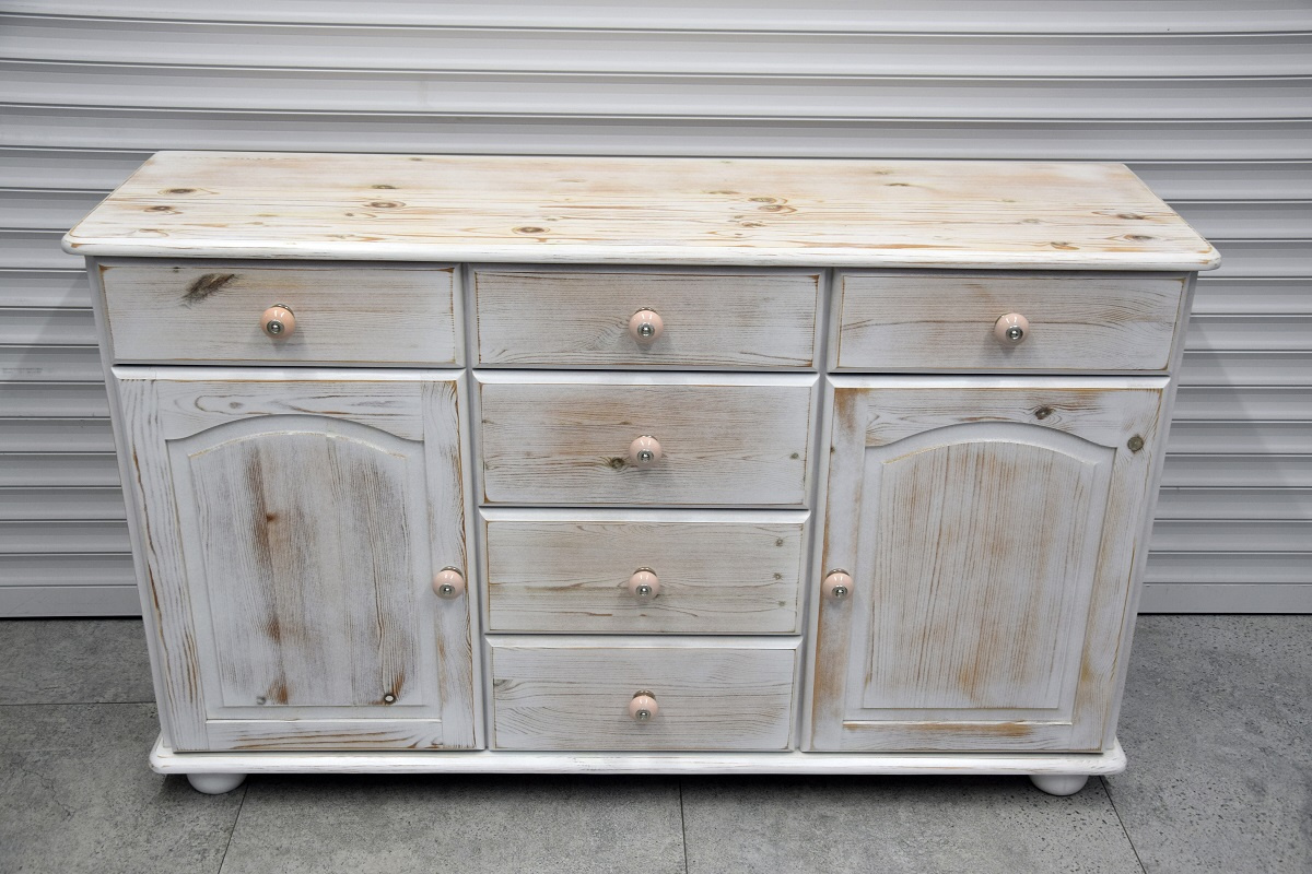 komoda z drewna sosnowego - jak nowa