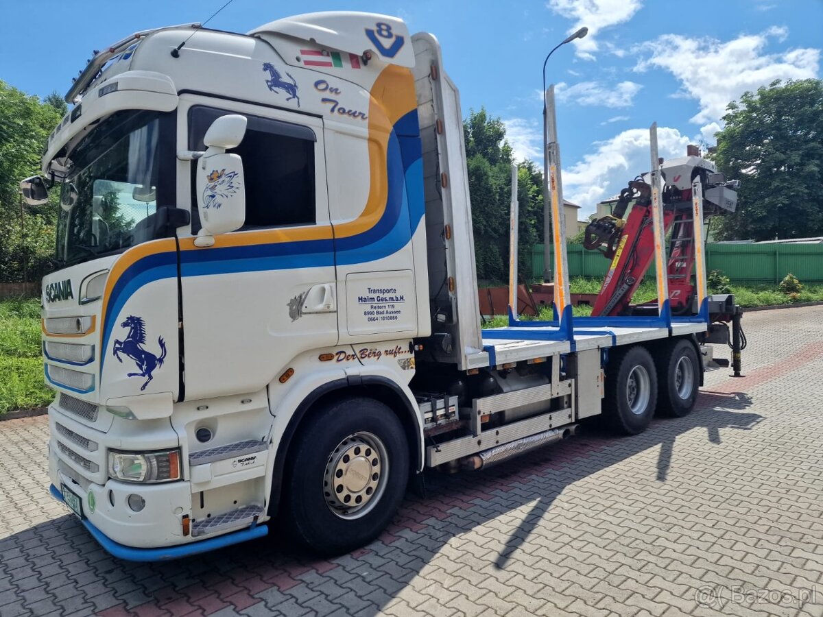 Scania R 560 do drewna do lasu