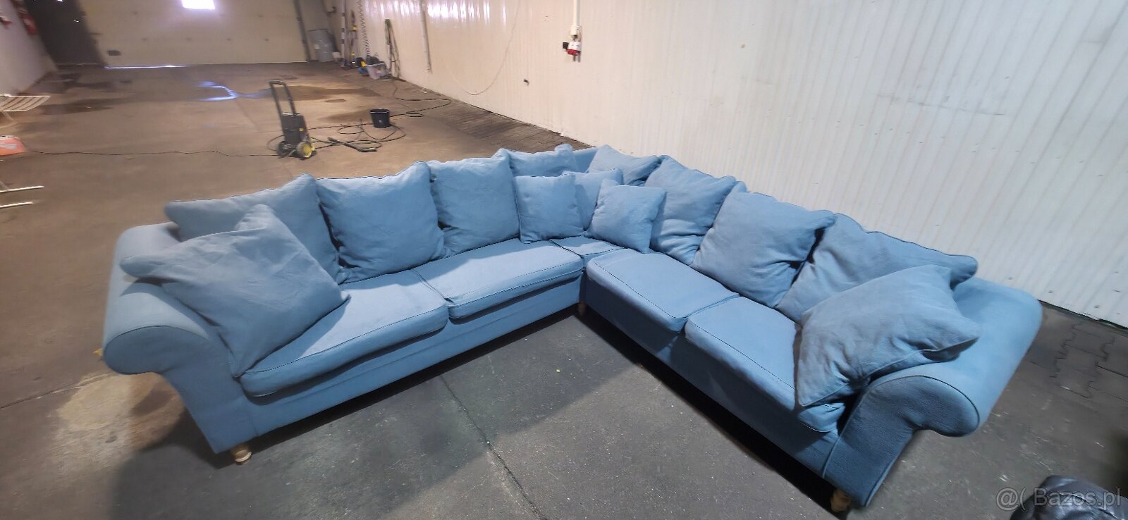 Narożnik L niebieski