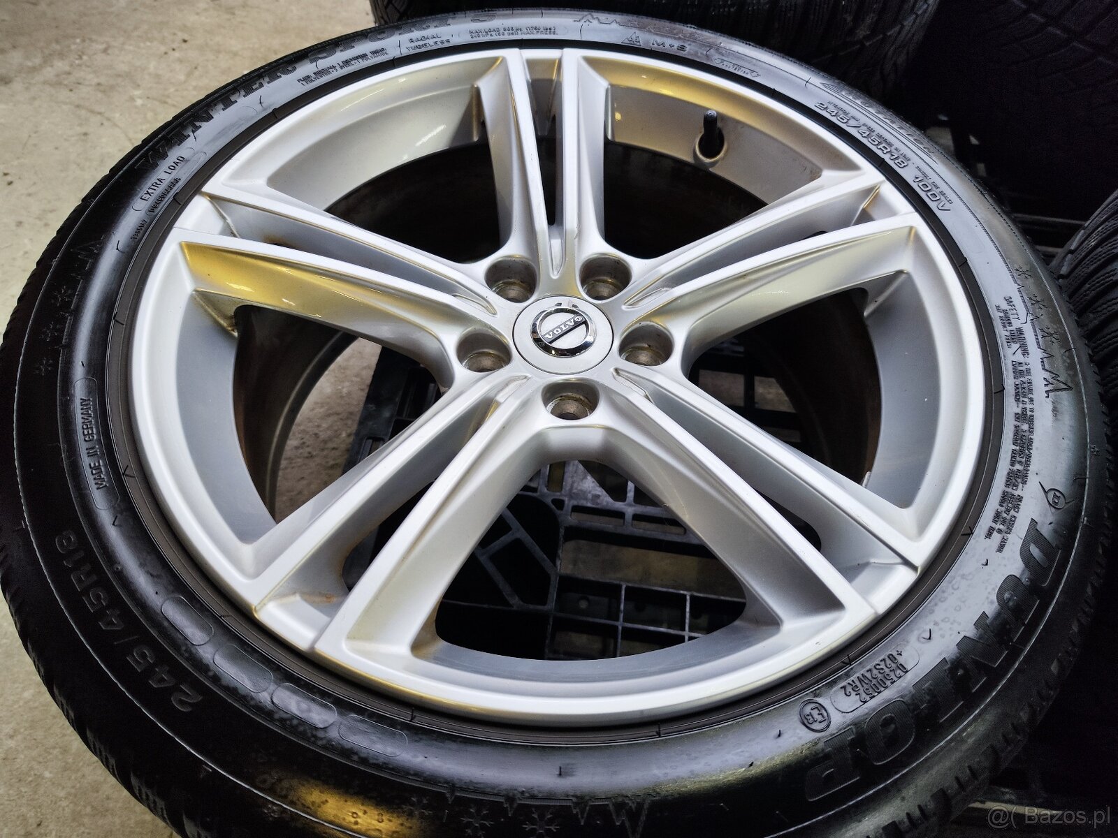 Felgi aluminiowe=5x108=orig. VOLVO=z oponami=245/45 R18