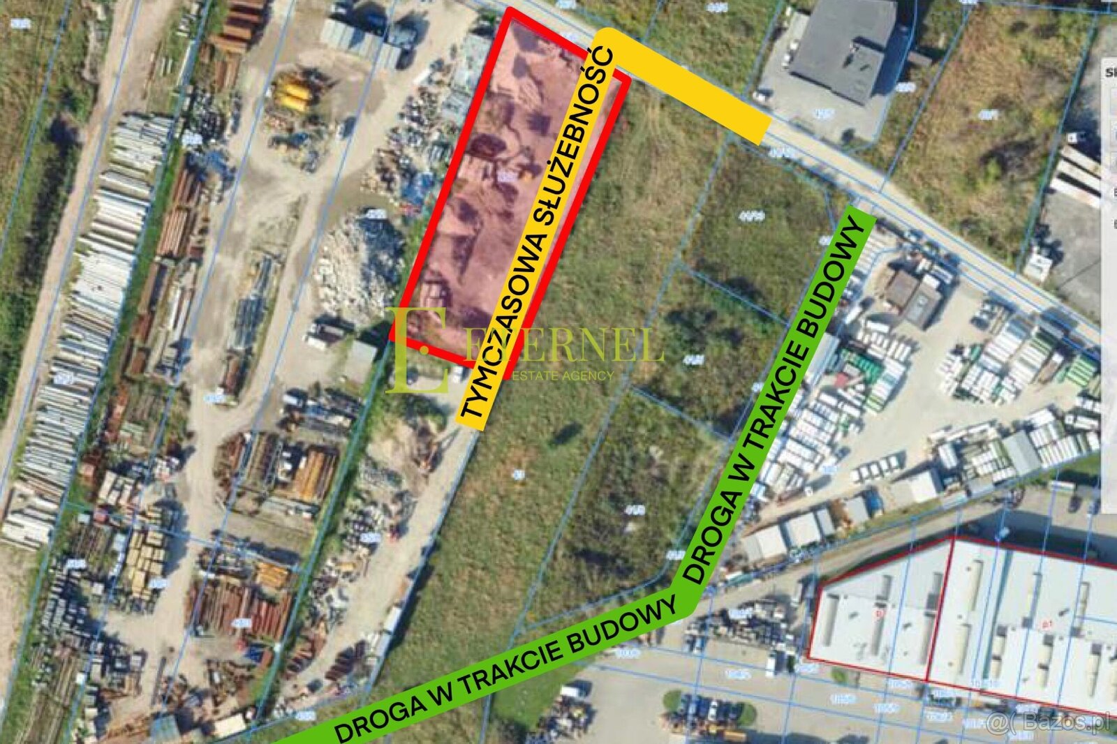 Kraków – Rybitwy – działka przemysłowa na sprzedaż – 2562 m²