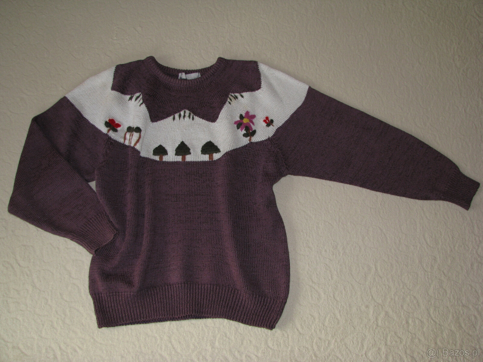 Stylowy, zimowy sweterek damski, rozm. L