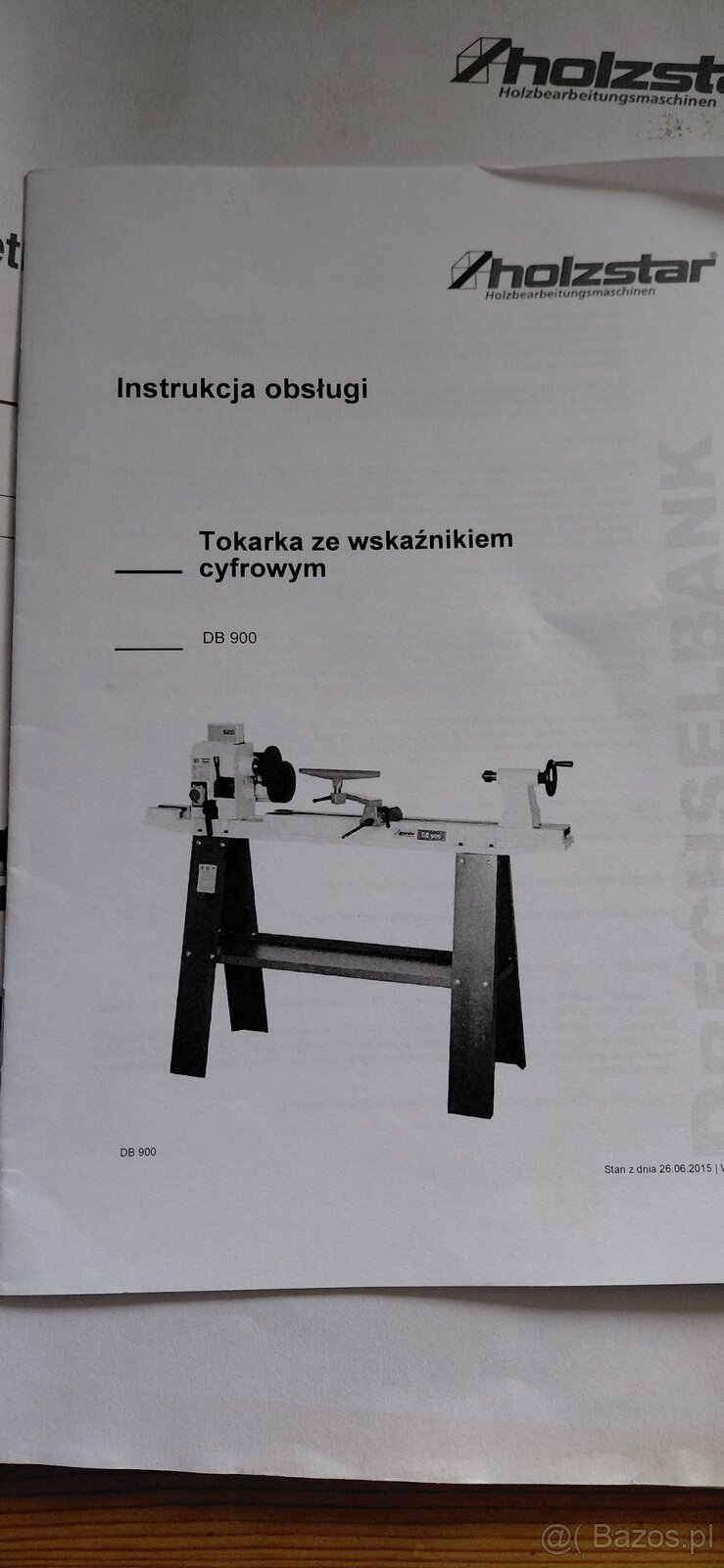 Tokarka do drewna holzstar db900
