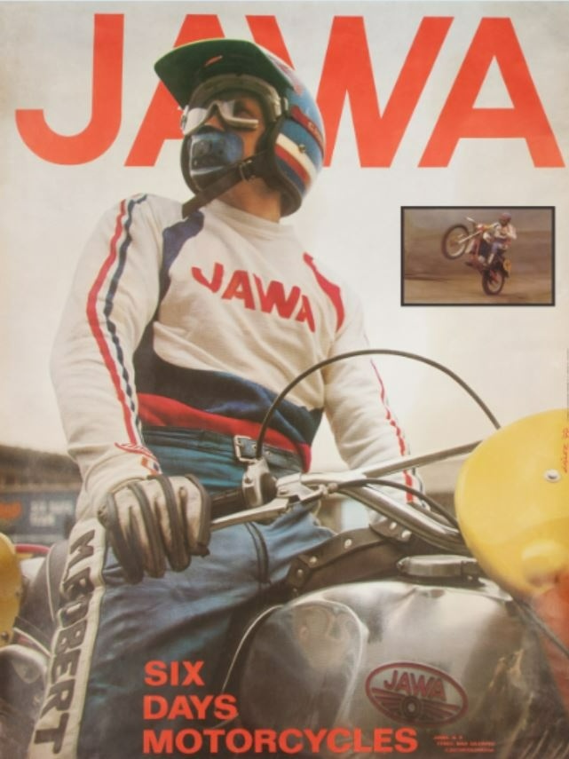Plakat JAWA Competition Enduro Otakar Toman