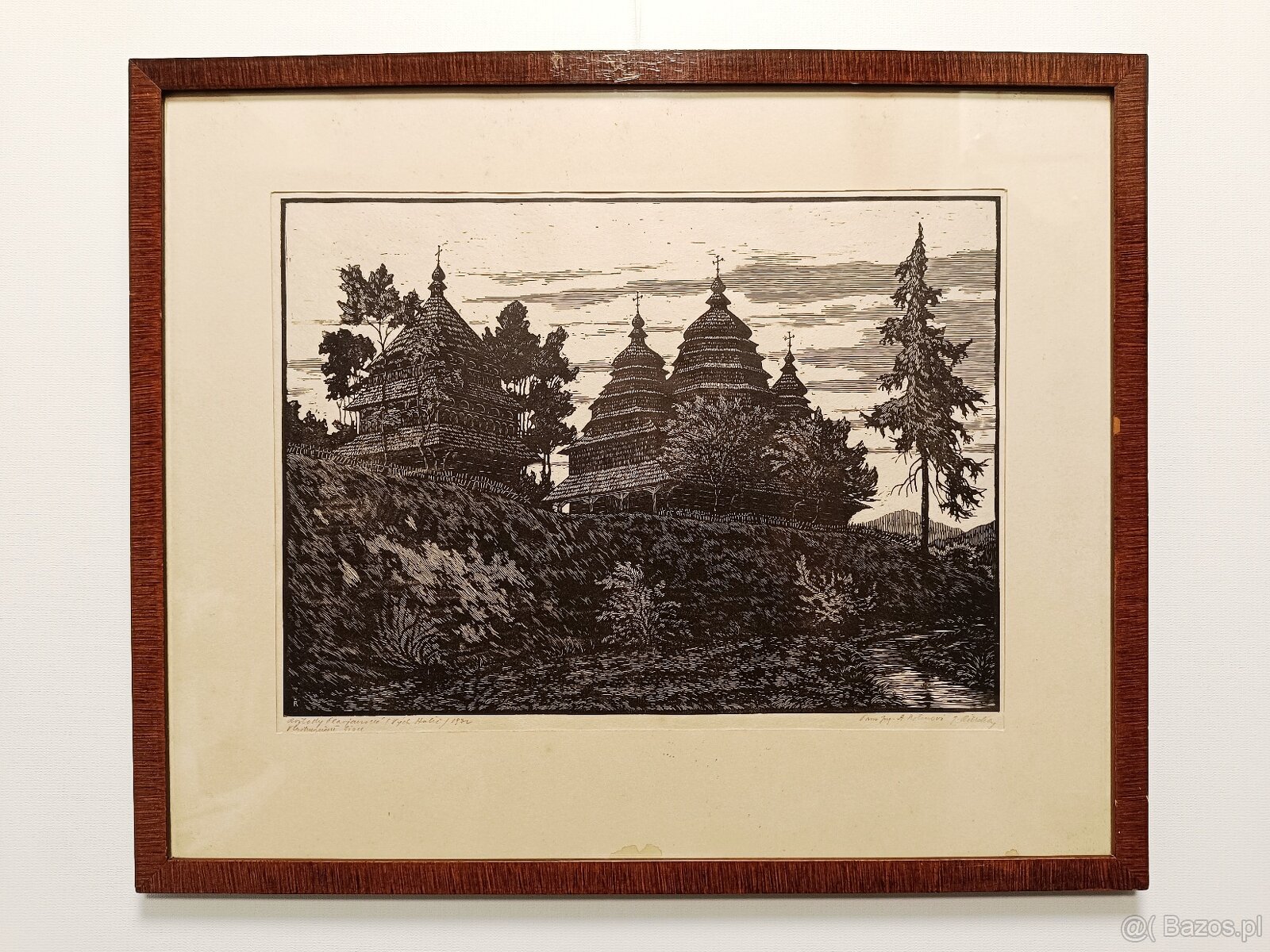 Obraz Josefa Řeřichy, Galicja 1932,  40x49