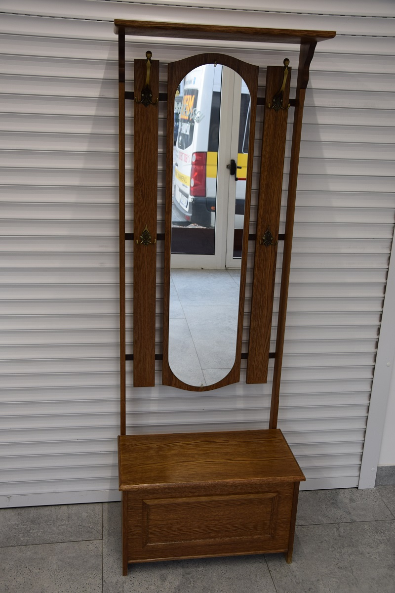 garderoba dębowa do przedpokoju - jak nowa